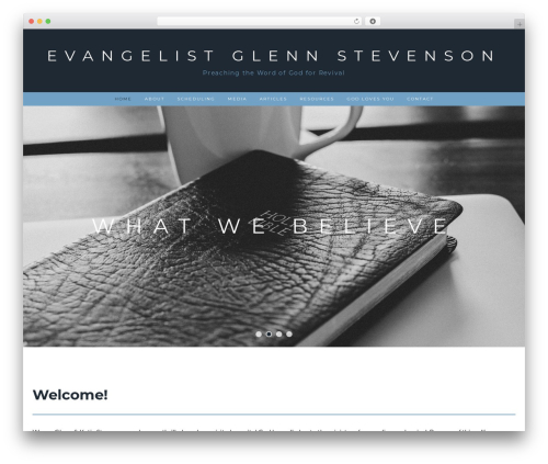 Social sharing block WordPress plugin - evangelistgstevenson.com
