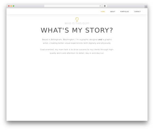 Mora WordPress theme - jpvonhitchburg.com