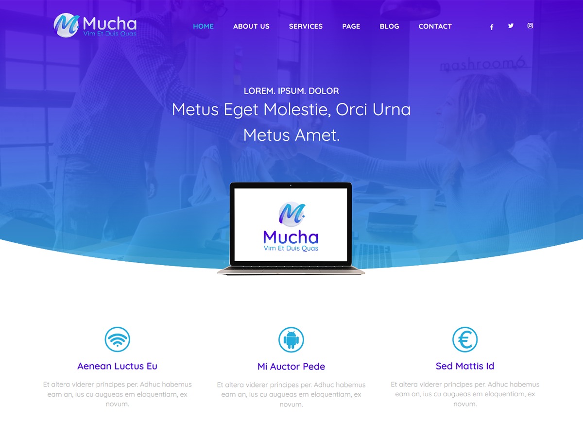 Mucha WordPress magazine theme