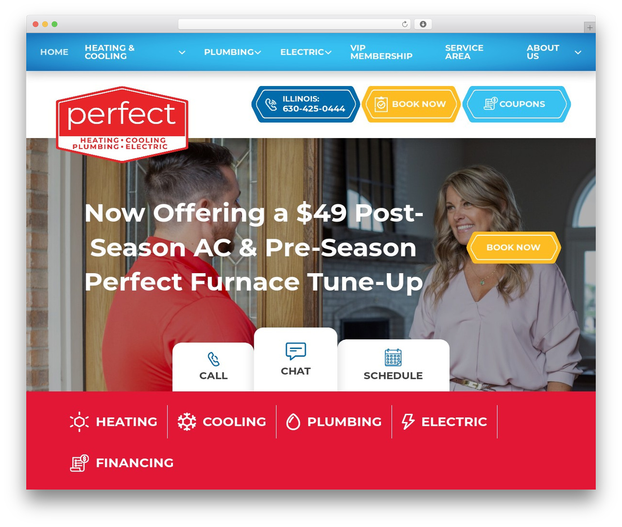 Pro WordPress theme - perfecthomeservices.com