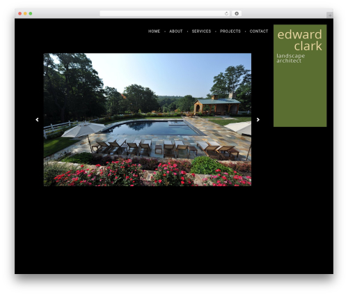 Quantum garden WordPress theme - edwardclarkla.com