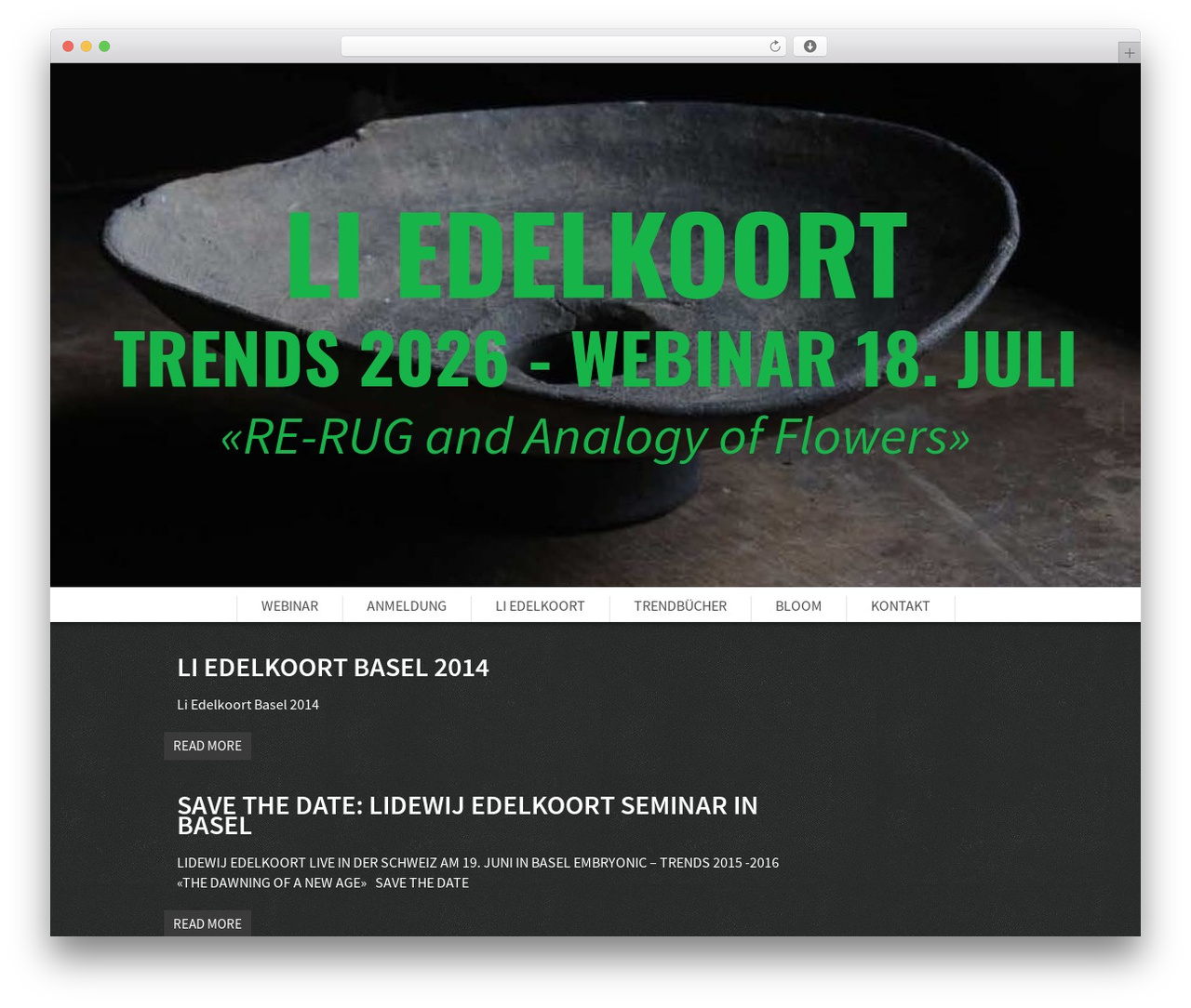 SCRN WordPress theme - edelkoort.ch
