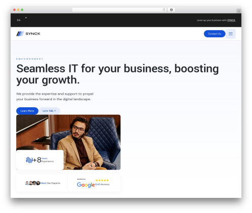 Synck theme WordPress - wpriverthemes.com/synck