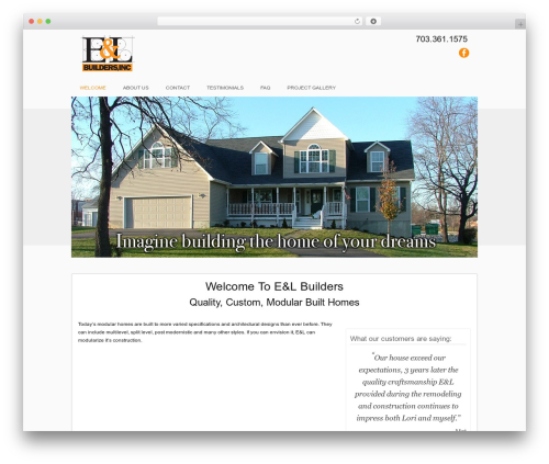 Theme WordPress DAVRACK - elbuilders.com