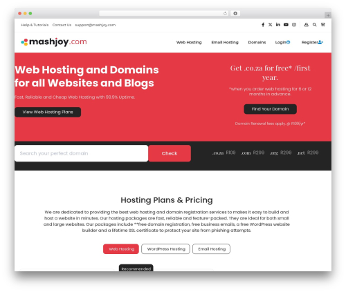Phox host WordPress plugin - mashjoy.com