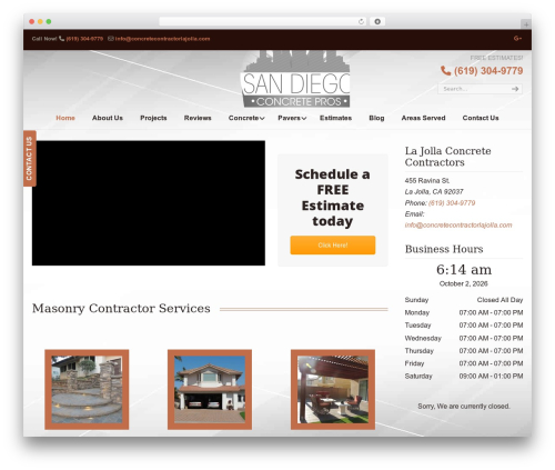 Worker wpbakery WordPress plugin - concretecontractorlajolla.com