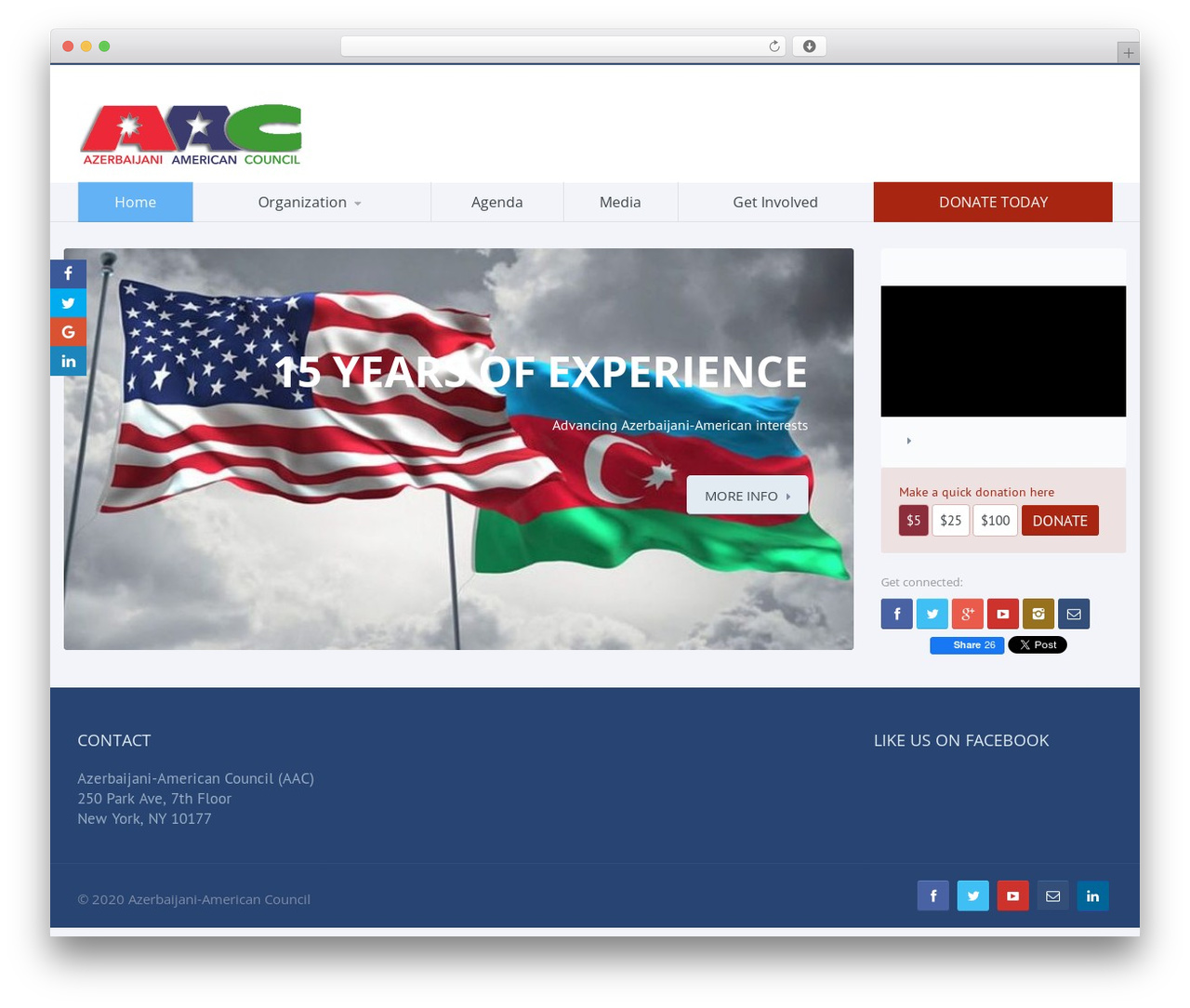 WordPress theme Candidate - azeris.org