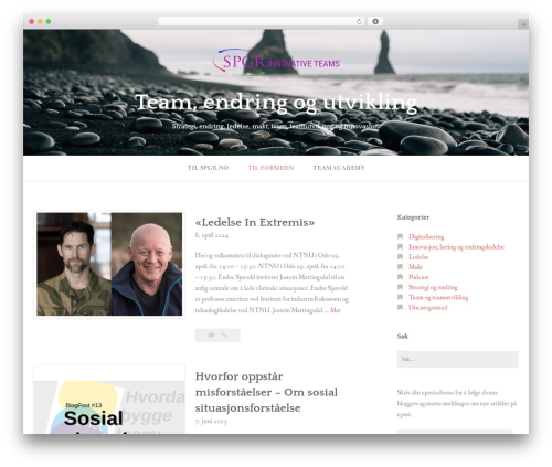 WordPress theme Gateway - innovativeteams.no