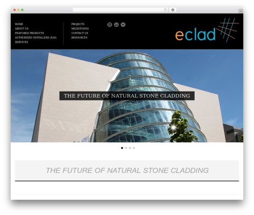WordPress website theme Architecture - eclad.ie