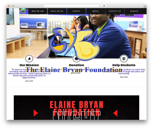 WordPress website theme cherry - elainebryanfoundation.org