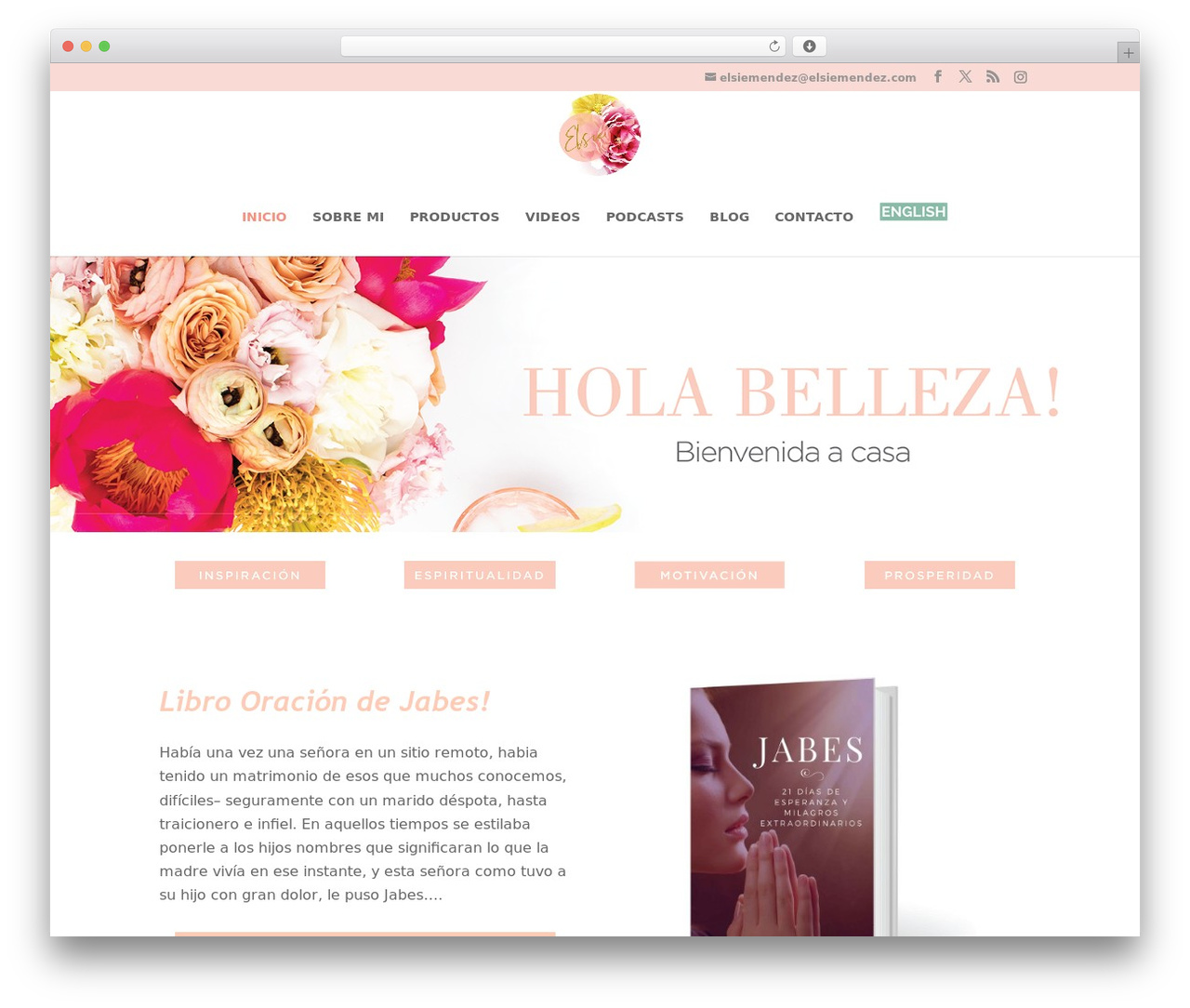Divi theme WordPress - elsiemendez.com
