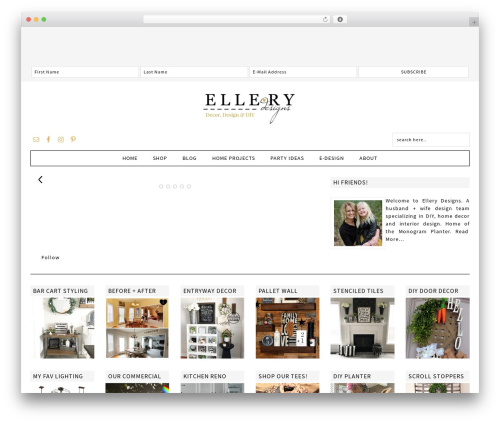 Fun WordPress Theme best WordPress theme - ellerydesigns.com
