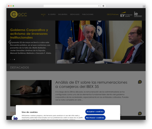 gcc WordPress theme - globalcorporationcenter.com