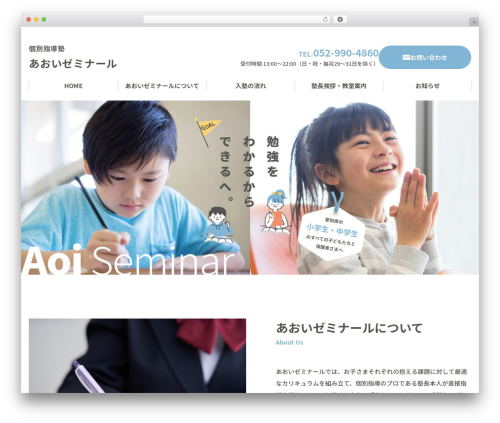 Groweb! Maker WordPress theme - aoizemikyoumei.com