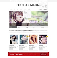 Phomedia WordPress store theme by Transparent Ideas