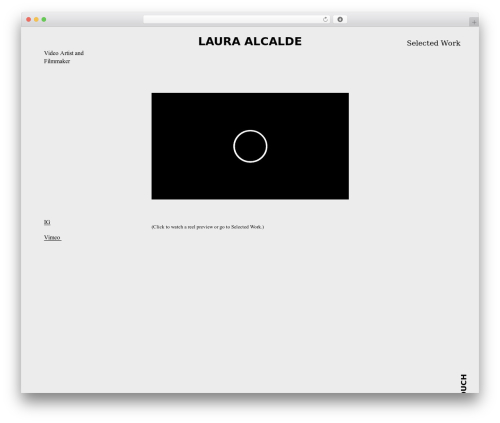 Theme premium WordPress theme - lauraalcalde.com