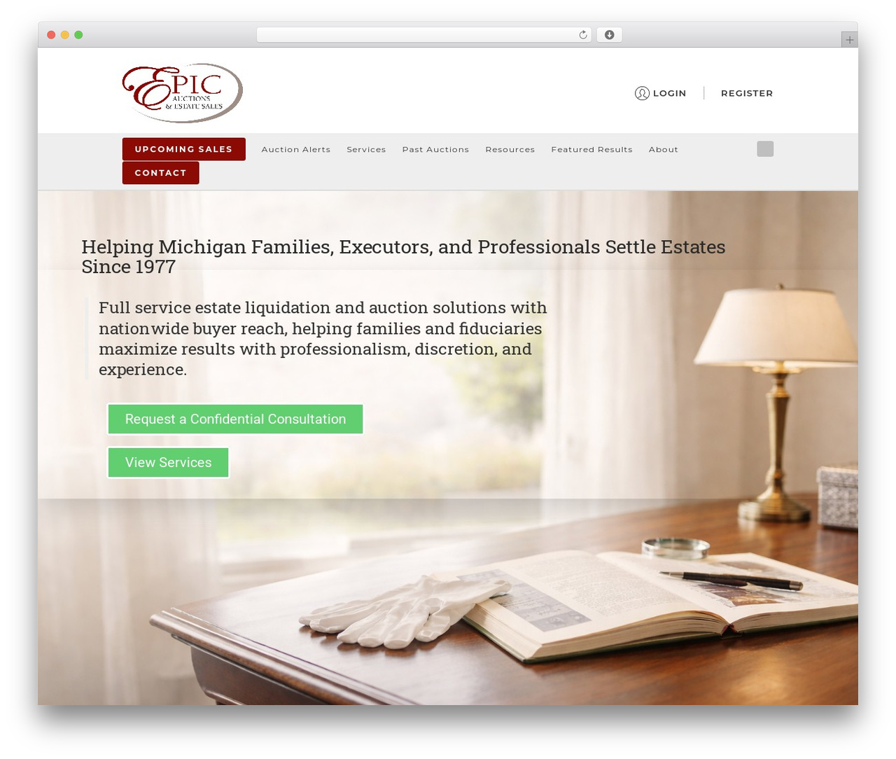 Theme WordPress Collab - epicauctionsandestatesales.com