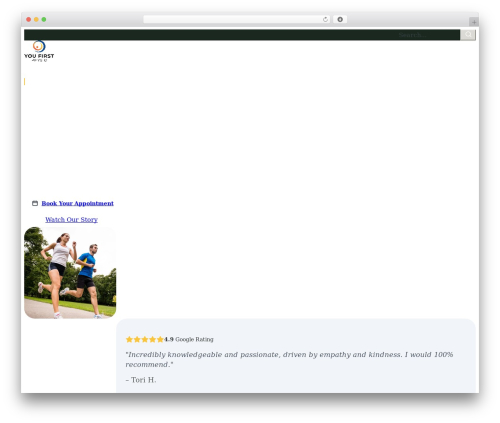 WordPress theme Etch Theme - youfirstphysio.co.nz