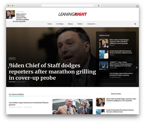 WordPress theme MagPlus - leaningright.net