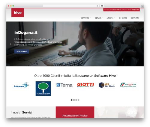 WordPress theme Tema Hive - hivenet.it