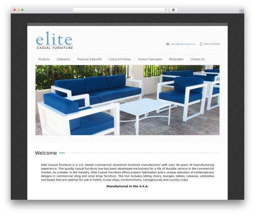 WordPress theme Unique - elitecasual.com