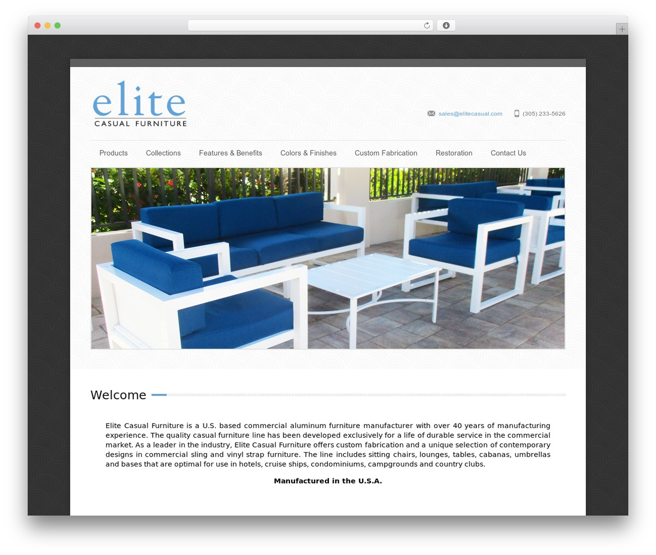 WordPress theme Unique - elitecasual.com