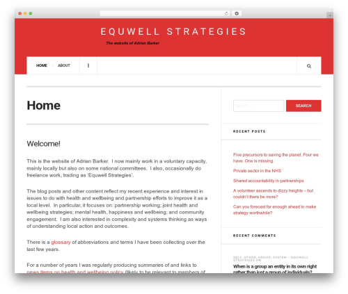 WP theme JustWrite - equwell.org.uk WP theme JustWrite - equwell.org.uk