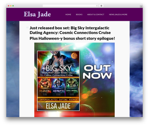 Author Pro Theme WordPress theme - elsajade.com