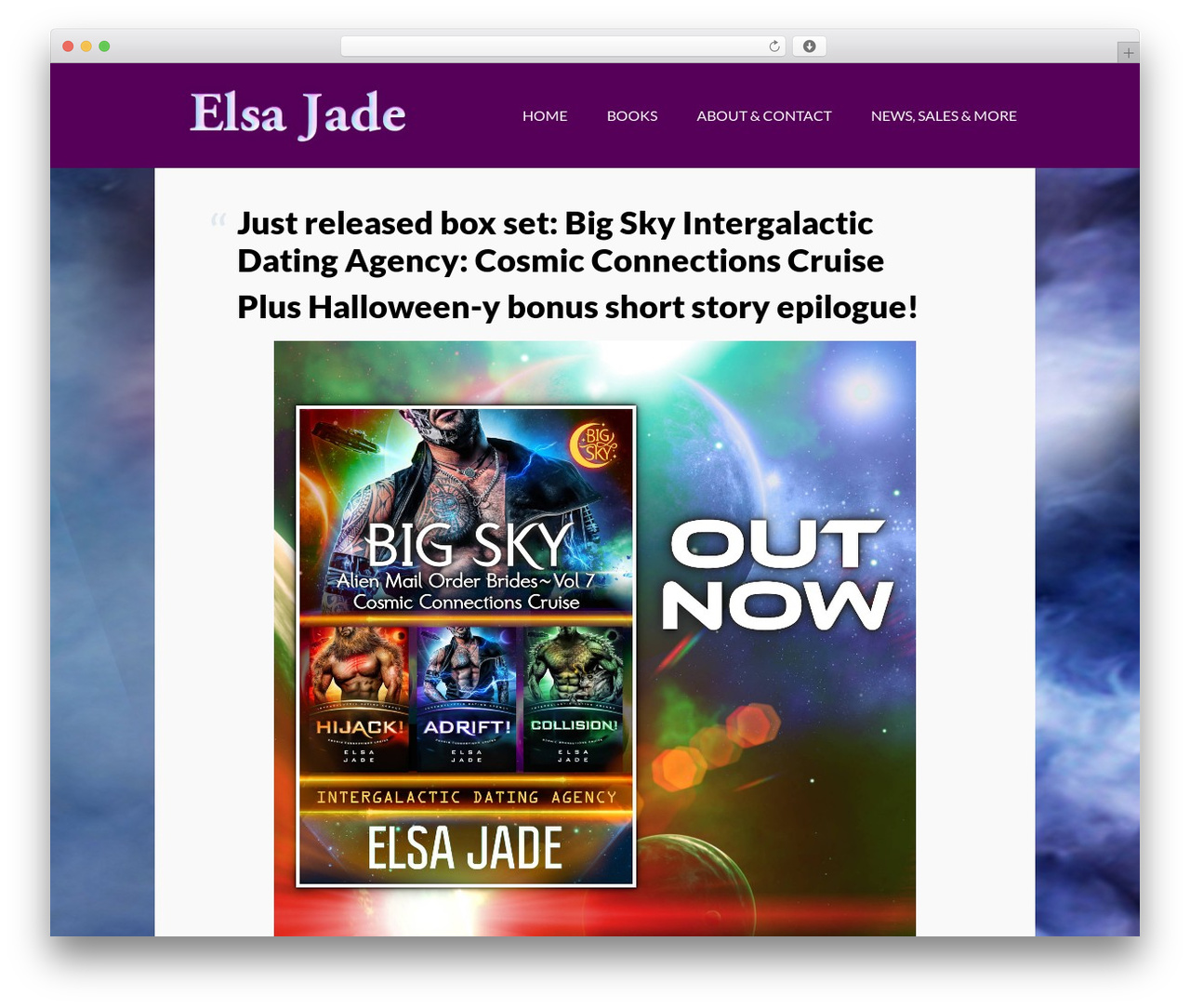 Author Pro Theme WordPress theme - elsajade.com