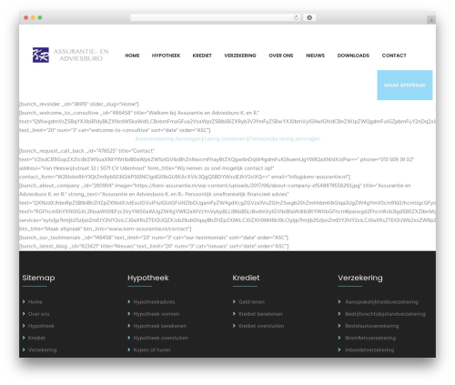 Consultive WordPress theme - kenr-assurantie.nl