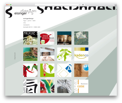 Eisinger WordPress theme - eisingerdesign.de