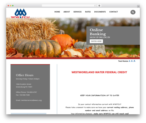 Fedcomp Multi Theme WordPress theme - wwcu.org