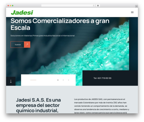 Industrium WordPress theme - jadesi.com