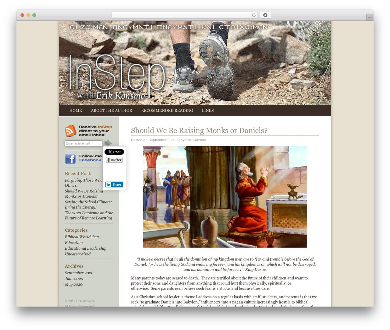 InStep top WordPress theme - erikkonsmo.com InStep top WordPress theme - erikkonsmo.com