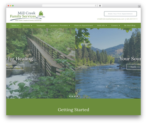 Megatheme theme WordPress - millcreekfamilyservices.com