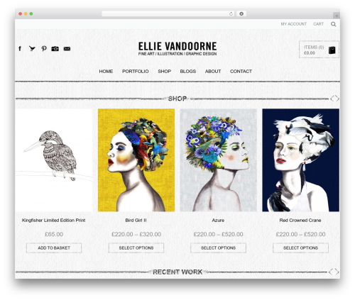 Munditia WordPress theme - ellievandoorne.com