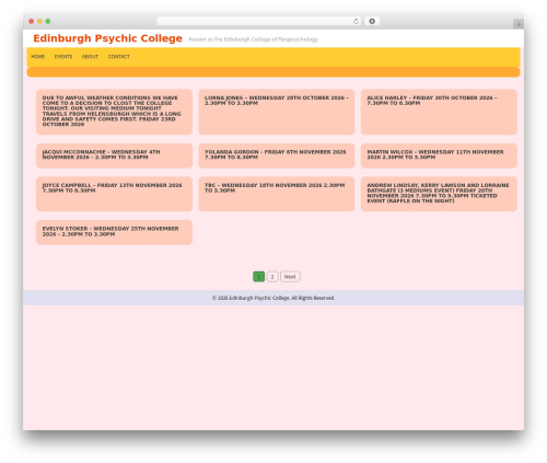 Newp free WordPress theme - edinburghpsychiccollege.com