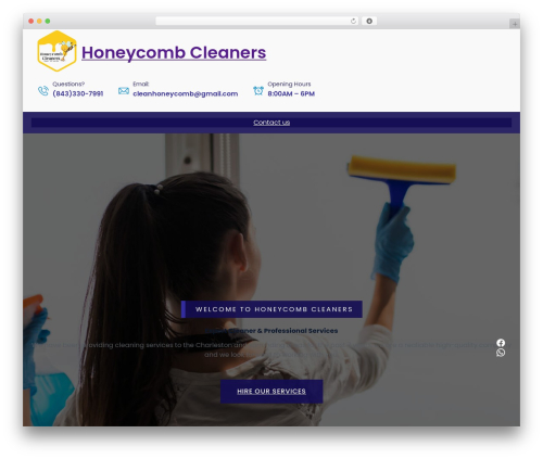 Theme WordPress Cleaner - honeycombcleaners.com