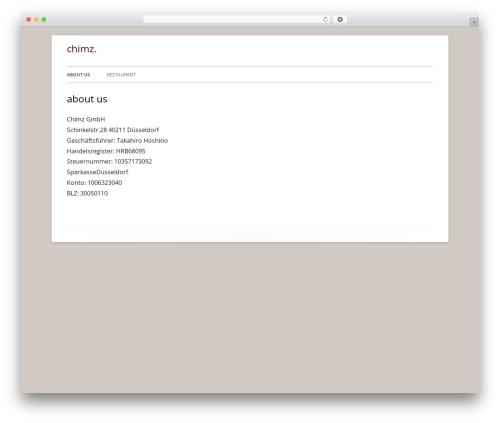 Theme WordPress Tiny Framework - chimzgmbh.com Theme WordPress Tiny Framework - chimzgmbh.com