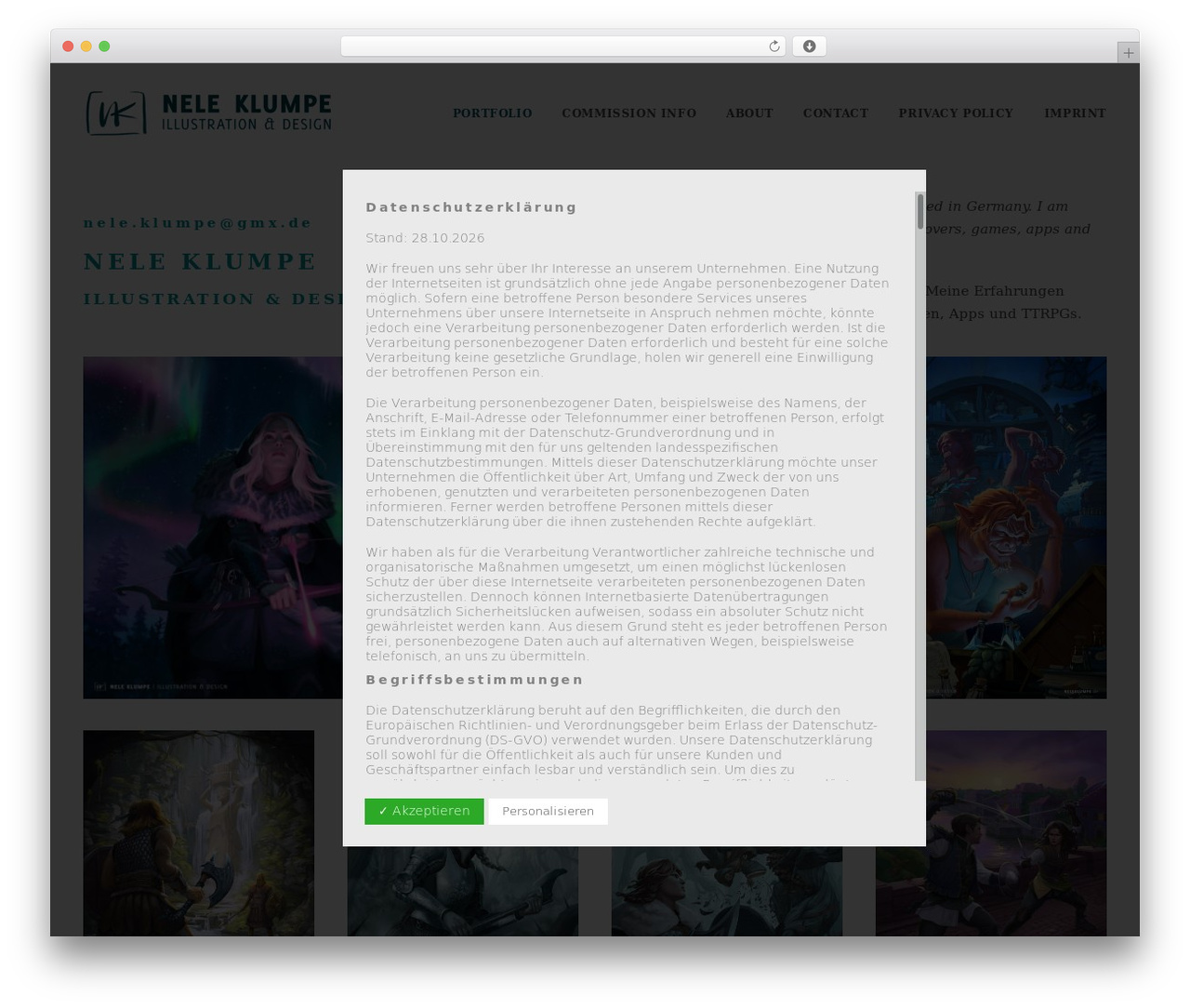 Uncode WordPress theme - neleklumpe.de