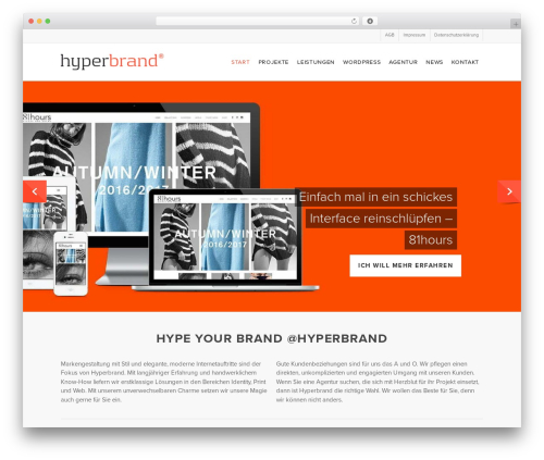 WordPress theme Hyperchild - hyperbrand.de