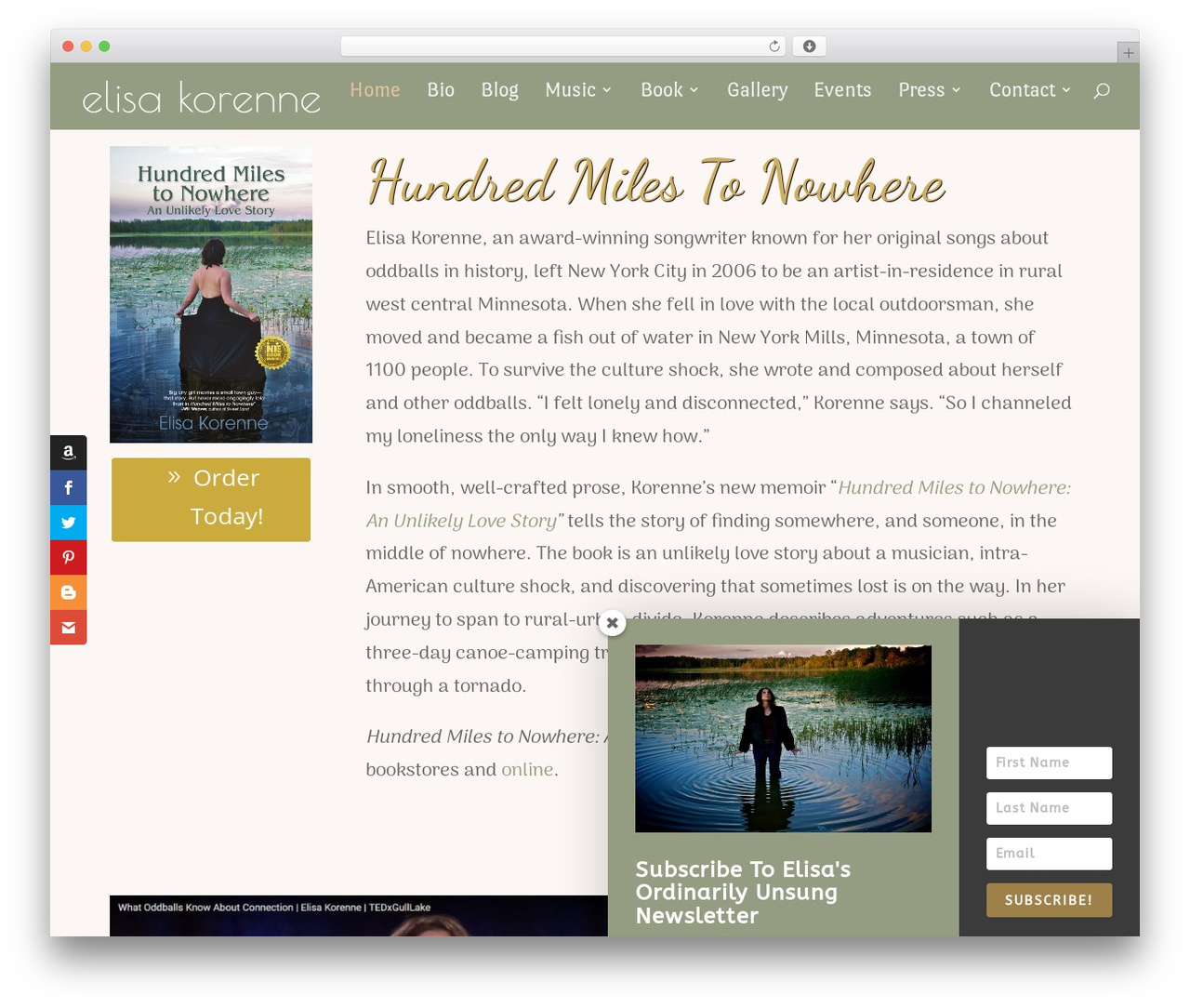 WordPress theme Divi - elisakorenne.com