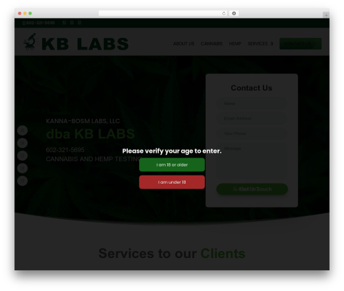 Marijuana Age Verify (easy-marijuana-age-verify) free WordPress plugin - kblabsaz.com