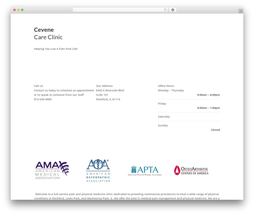 Skyway media WordPress plugin - cevenecare.com