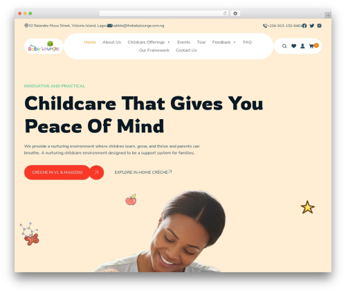 WordPress theme Escada - thebabylounge.com.ng