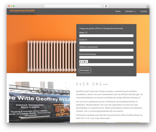 WordPress theme Page Builder Framework - verwarmingdewitte.be