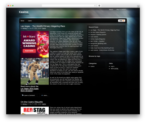 WordPress theme Pixel - exclamationatopcasino.com