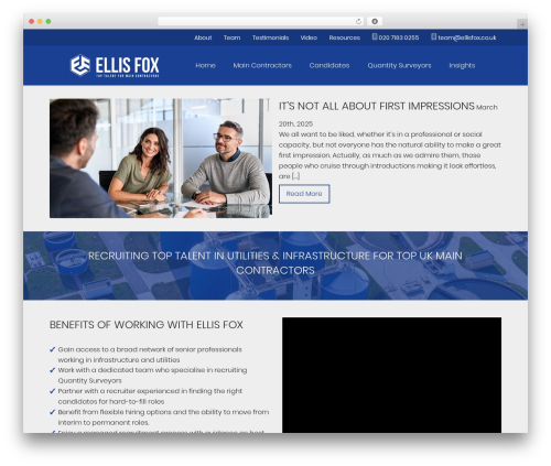 WordPress theme Storefront - ellisfox.co.uk