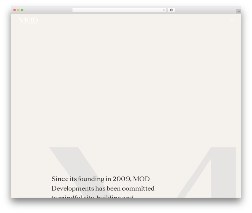WP theme MOD Development - moddevelopments.com