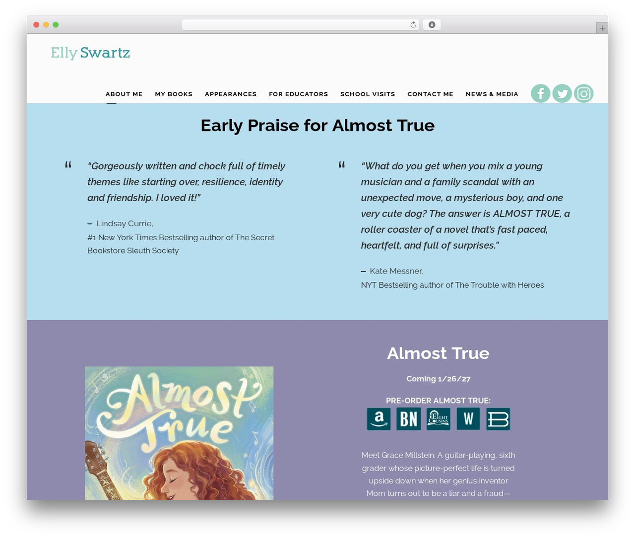 WP theme Kleanity - ellyswartz.com